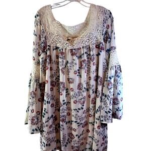 Entro Cream Lace Knit Dress